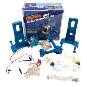 Vintage 1990 Capsela 204 Motorized Science Robot Discovery Toy 7+ No Instruction
